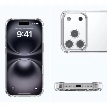 Capa híbrida 4smarts Ibiza para Apple iPhone 17 Pro compatível com MagSafe