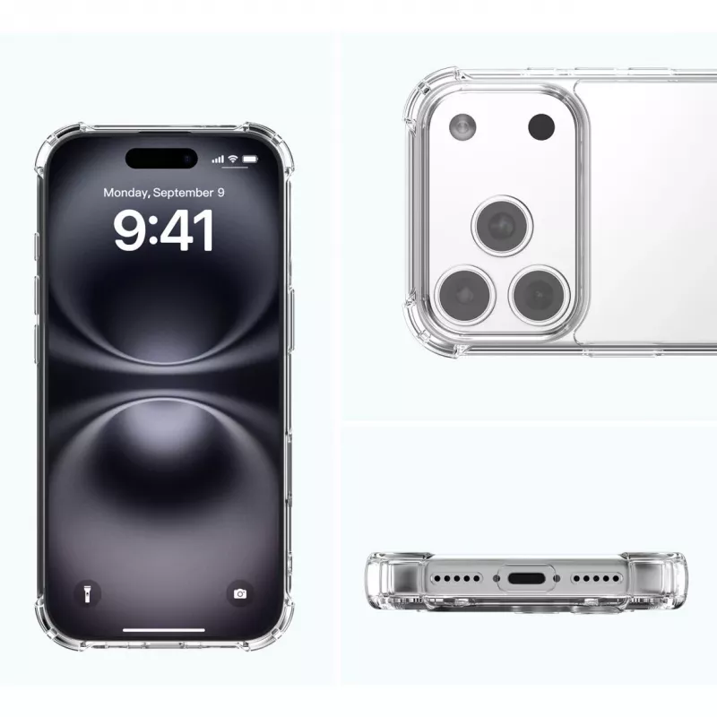 Capa híbrida 4smarts Ibiza para Apple iPhone 17 Pro compatível com MagSafe