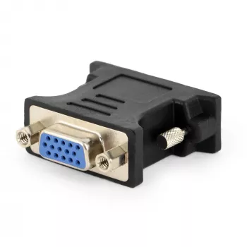 Adaptador DVI-A VGA 15 pinos Gembird A-DVI-VGA-BK