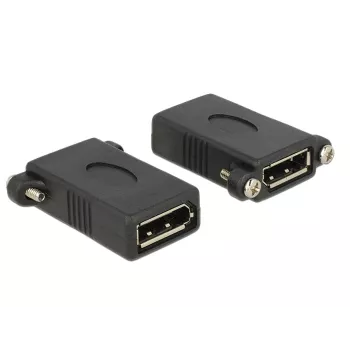 Adaptador DisplayPort DeLOCK DisplayPort 1.1 F-F preto