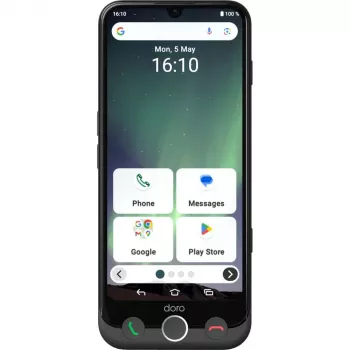Smartphone Doro Aurora A30 6,1 polegadas 128 GB preto