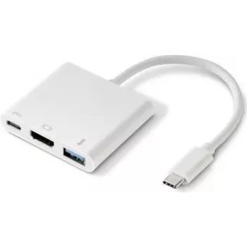 Hub de interface Renkforce RF-4366444 USB 3.2 Gen 1 (3.1 Gen 1) Type-C branco (RF-4366444)