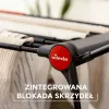 Estendal VILEDA Infinity Flex Ultimate Telescópico — preto, alumínio revestido, 30 m de área de secagem, dobrável, rodas