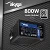 Fonte de alimentação ATX Akyga Classic AK-C1-800 800 W, 80 PLUS, PFC ativo, ventoinha de 120 mm