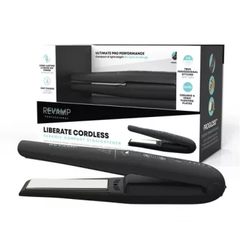 Ferro de alisar Revamp ST-1700X-EU2 sem fios cerâmica compacto preto, Modelo ST-1700-EU2