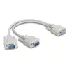 Cabo serial DeLOCK 67160 bege 0,3 m DB-9