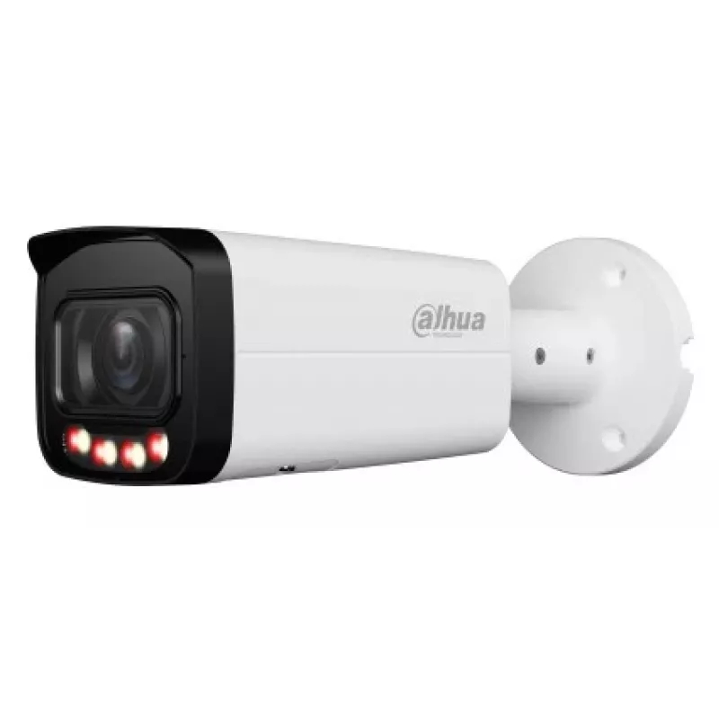 Câmara de vigilância IP DAHUA IPC-HFW2449T-ZAS-IL — 4 MP, zoom motorizado 2,7–13,5 mm, IP67/IK10, PoE, IR/LEDs brancos