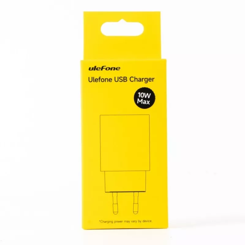 Carregador UleFone 10W para Armor X12 Pro e Tab W10 — carregador USB de 10 W para smartphones e tablets