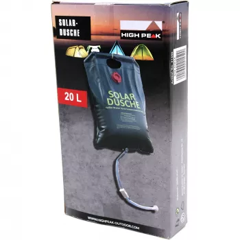 Duche solar, 20 litros (preto)