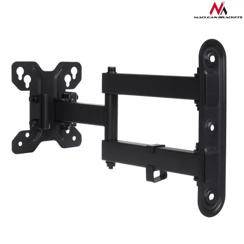 Suporte de parede para TV MACLEAN MC-740 para ecrãs de 13–23 polegadas, VESA até 100x100, capacidade de carga 30 kg