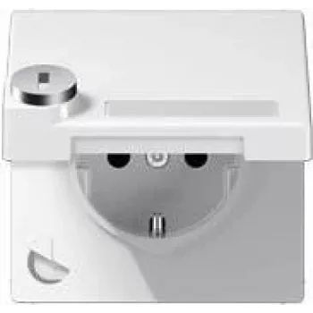 JUNG LS 1520 NAKLSL WW - tipo F - 1 módulo(s) - 2P - branco - termoplástico - IP44