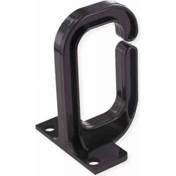 VALUE Passa-cabos, 40×80 mm, plástico, preto (26.99.0323)