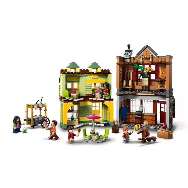 LEGO Harry Potter 76452 Quidditch Supplies Gelataria Mini‑Build‑Set, 795 peças, 6 minifiguras, idade 8+