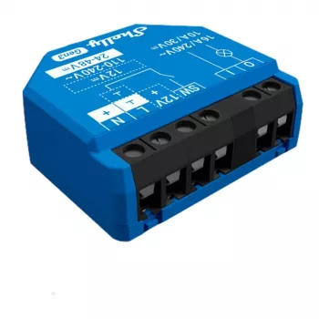 1 GEN3 relé inteligente Wi-Fi com contacto seco interruptor domótico compatível com Al - Shelly