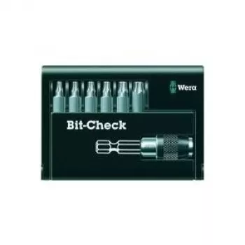 Conjunto de bits Wera 7 peças 8067-6 TORX® BO /Z TORX BO (05056158001)