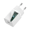 Baseus CCSUP-J02 carregador de dispositivo móvel universal branco AC carregamento rápido