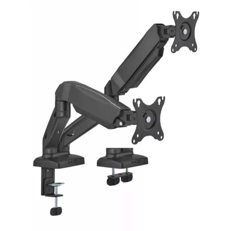 Braço para monitor up up Economical Interactive Counterbalance Braço duplo para monitor Preto mate VESA 75x75/100x100
