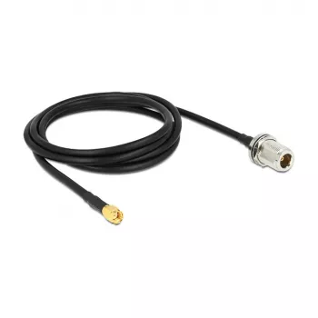Cabo coaxial DeLOCK 88845 1,5 m preto