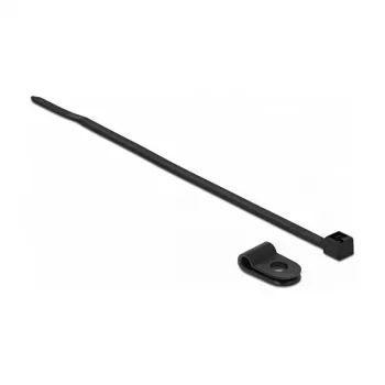Abraçadeira de cabos DeLOCK 18860 nylon preto 10 pcs 3.2 mm diâmetro do feixe
