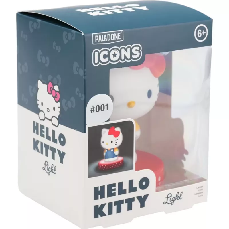 Candeeiro de mesa Paladone Hello Kitty Icon Light — candeeiro LED decorativo, candeeiro de cabeceira compacto