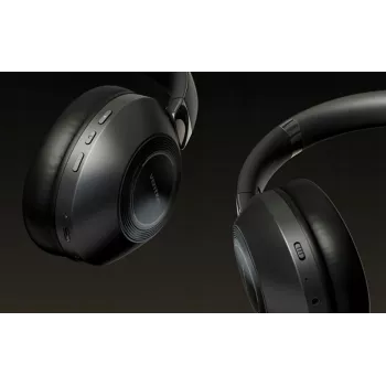 Headset Vention NBBB0 SoundMate S11 — auscultadores de gancho Bluetooth 5.3 sem fios, estojo de carregamento 400 mAh, até 20 h, preto