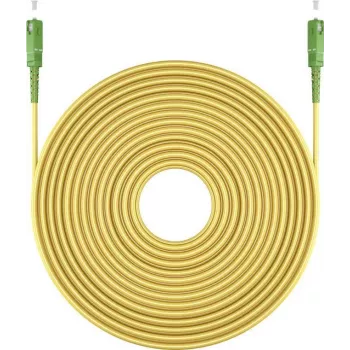 Goobay 59637 Cabo de fibra ótica 0,5 m SC/APC FTTH OS2 amarelo (59637)