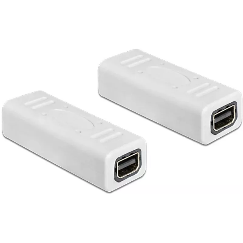 Conector fêmea Mini DisplayPort DeLOCK 65450 branco