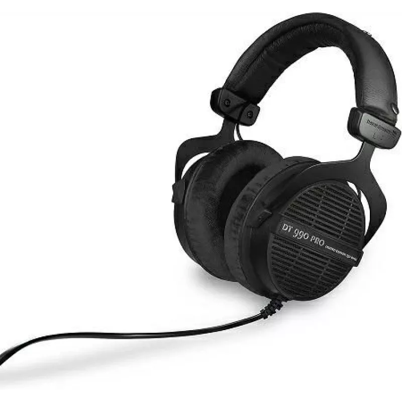 Auscultadores de estúdio abertos Beyerdynamic DT 990 PRO 250 Ohm Black Limited Edition