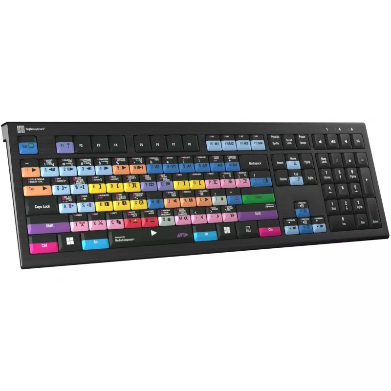 LogicKeyboard Astra 2 Pro Avid Media Composer Teclado de edição iluminado, UK, PC