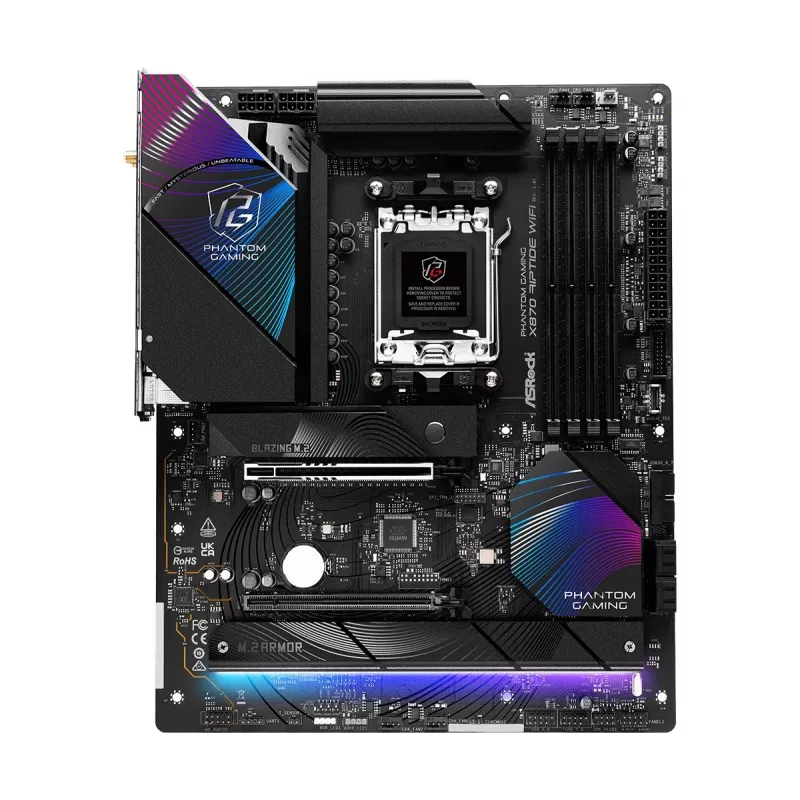 Motherboard ASRock X870 Riptide WiFi — ATX, AMD X870, Socket AM5, DDR5, 4 DIMM, 256 GB, Wi-Fi 7, 2,5GbE