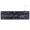 Teclado com fios CK-400 preto-cinzento