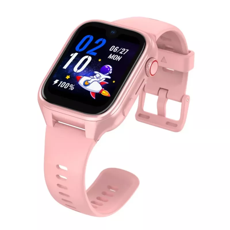 Smartwatch Stelio Junior Pro AI 4G ST-SWJ102-PK — relógio 4G para criança, rosa