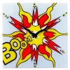 Relógio de parede NeXtime 8173 Boom, 43x43 cm, vermelho/amarelo/branco