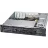 Caixa de servidor Supermicro CSE-825MBTQC-R802LPB rack preto