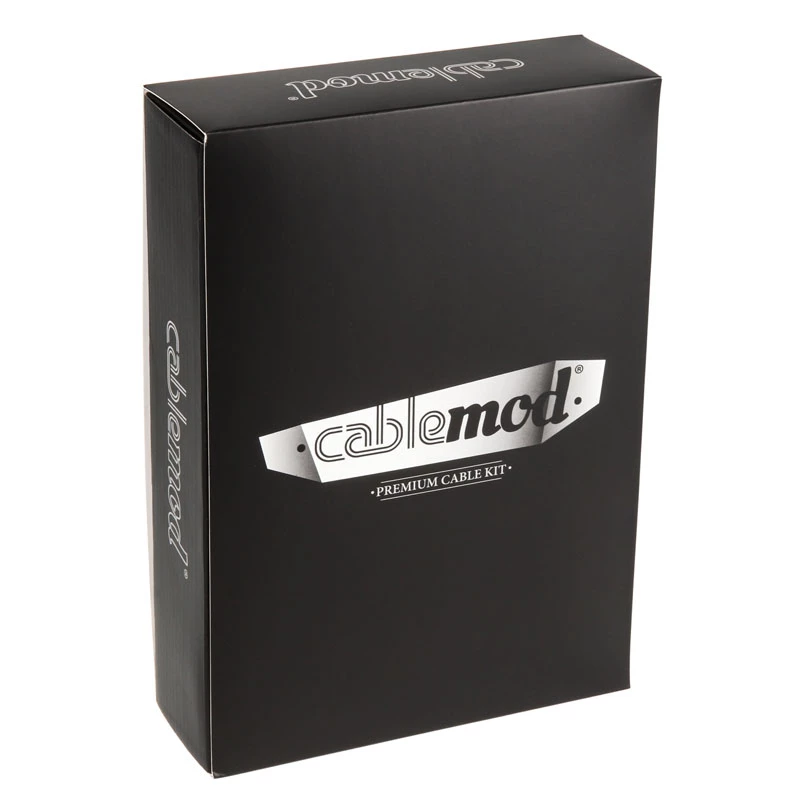 Kit de cabos CableMod Classic ModMesh RT ASUS/Seasonic/Phanteks – branco/azul
