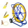Vareta de puxar cabos Extralink Pilot 11 mm 150 m, FRP fibra de vidro, amarelo