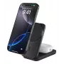 Belkin UltraCharge suporte de carregamento sem fios dobrável 2 em 1 Qi2 de 25 W, preto (WIZ038KQBK)