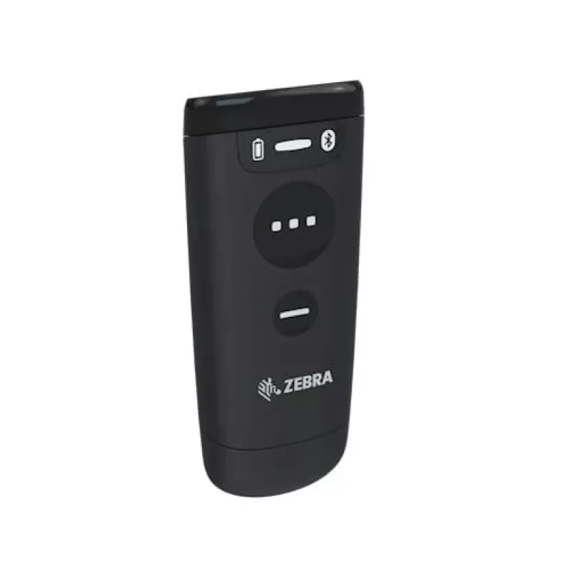 Leitor de códigos de barras manual Zebra CS60 1D/2D LED sem fios IP65 preto, Bluetooth/USB, 100 m de alcance, 83 g