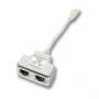 EFB-Elektronik Adaptador T Cat.6 2 x 10/100BaseT para divisão de cabo Fabricante: EFB Elektronik (K5126.015)