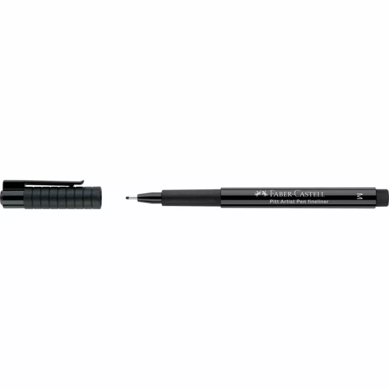 Caneta de feltro Faber-Castell 167399 preta média