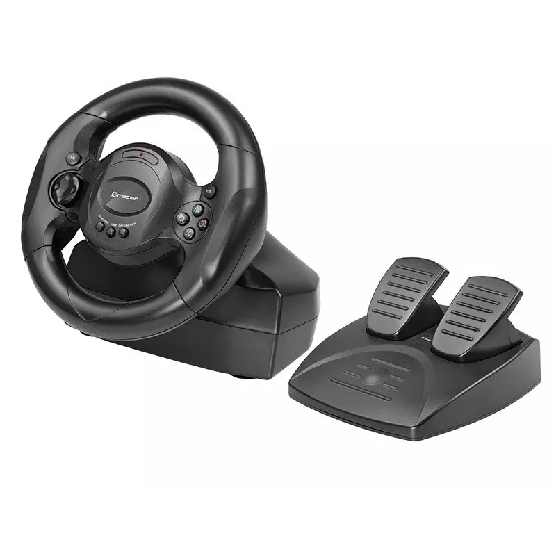 Tracer Rayder 4 em 1 preto volante PC, PlayStation 4, PlayStation 3, Xbox One