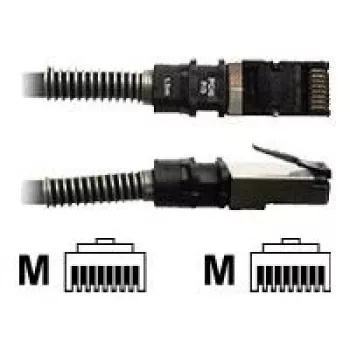 Cabo de rede PatchSee PCI6 FTP Preto Cat6a 2,1m