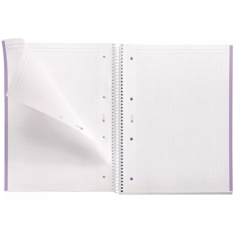 Caderno universitário MIQUELRIUS Emotions 1 quadriculado DIN A4 com margem interior (A460533)