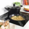 Frigideira Russell Hobbs 28 cm Thermocollar RH03255EU7, revestimento antiaderente, indicador de calor