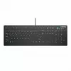 CHERRY AK-C8112 Medical USB QWERTZ Alemão Preto Branco Teclado Full-Size