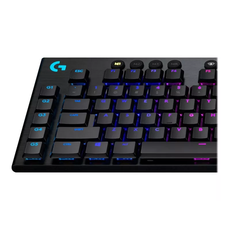 Teclado gaming mecânico Logitech G G915 LIGHTSPEED sem fios RGB GL Linear