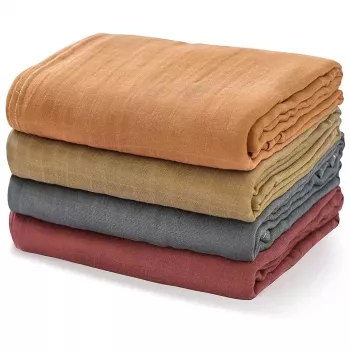 PACK de 4 fraldas de musselina para bebé Momcozy 120 x 120 cm