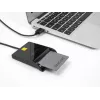 Leitor de cartões inteligentes DeLOCK 91724 USB Type-A preto