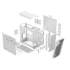 Caixa para PC Fractal Design Torrent White – compatível com ATX, EATX, microATX, ITX; 2 ventoinhas frontais de 180 mm; baías de 2,5 inch/3,5 inch