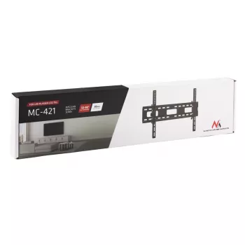 Suporte de parede para TV Maclean MC-421 32 -90 VESA 600x400 80kg inclinável universal ajustável nível de bolha acessórios plano fino